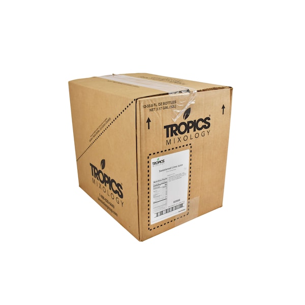 Tropics RTU Sweetened Lime Juice, PK12 60566 - main